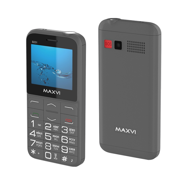 Купить Мобильный телефон Maxvi B231 grey